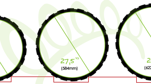 Bicicletas de 27.5" rueda