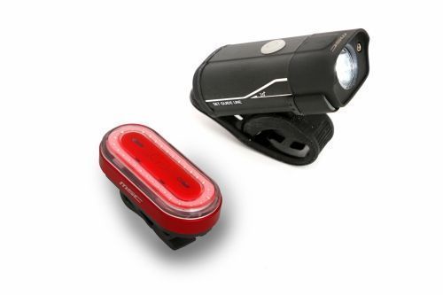 Luz led delantera 500 lumens + trasera 50 lumens