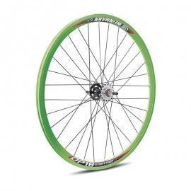 RUEDA PISTA DP-18 VERDE TRASERA 16 DIENTES