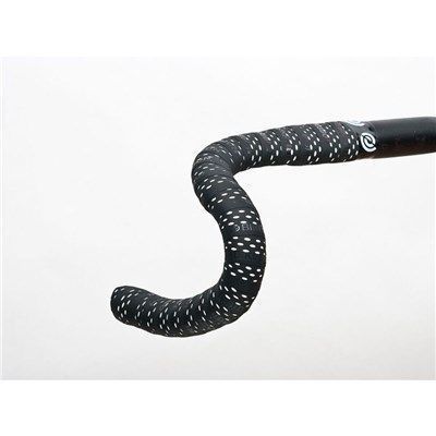 JGO.CINTA BIKE RIBBON DROPS PERFORADO NEGRO/BLANCO