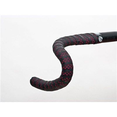 JGO.CINTA BIKE RIBBON DROPS PERFORADO NEGRO/ROJO