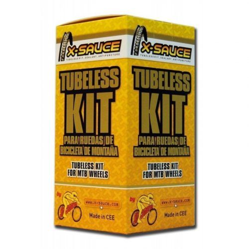 KIT CONVERSOR TUBELESS 26" BTT VALVULA MOTO(DOS RU