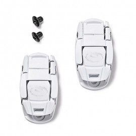 PAR DE CIERRES CALIPER BUCKLE BLANCO