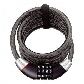 CANDADO ZEFAL ESPIRAL CABLE COMBINACION 12 MM - 18