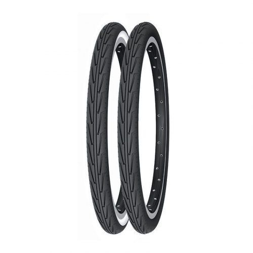 CUBIERTA MICHELIN 500A DIABOLO CITY BLANCA/NEGRA