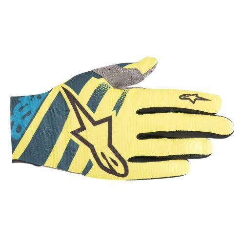 Guantes Racer Petroleo/Am fl L
