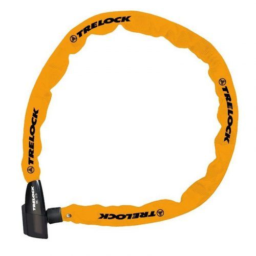 CANDADO CADENA TRELOCK S/SOP.110cm4mm NARANJA