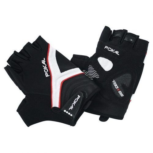 GUANTES POKAL BIOXCELL NEGRO/BLANCO TALLA L