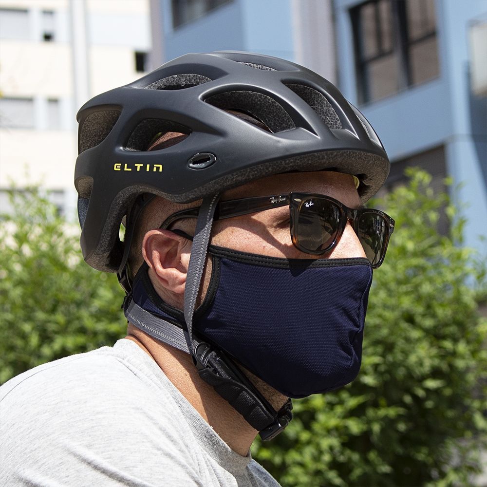 Mascarilla Uso Deportivo Eltin Neg/Az