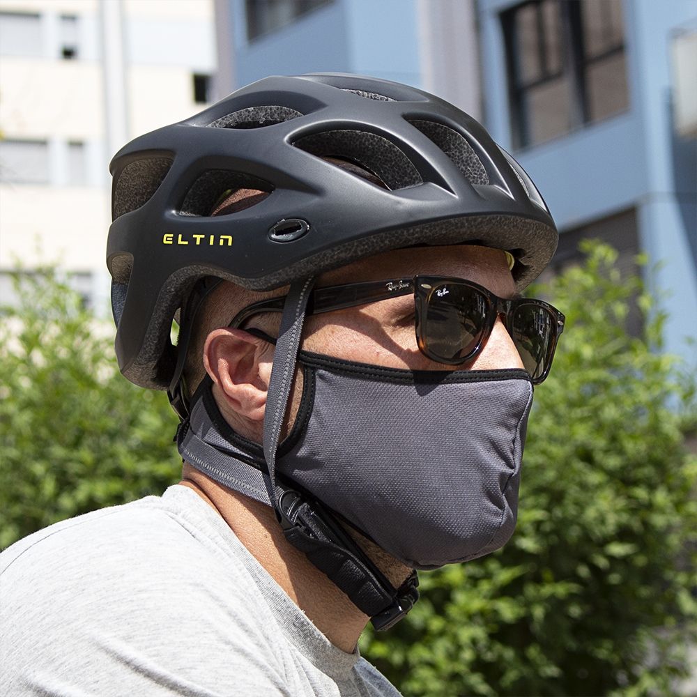Mascarilla Uso Deportivo Eltin Neg/Gr