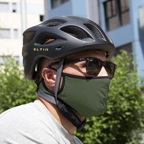 Mascarilla Uso Deportivo Eltin Neg/Vrd O