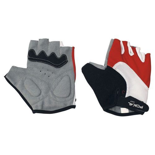 GUANTES POKAL ARI ROJO/BLANCO/NEGRO TALLA L