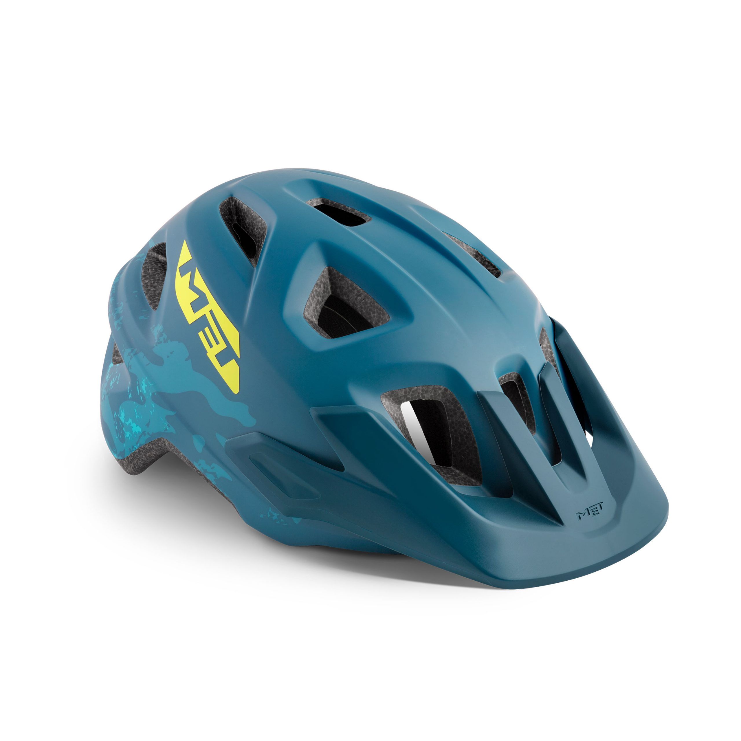 CASCO JUNIOR MET ELDAR AZU MATE TALLA UNICA 52-57