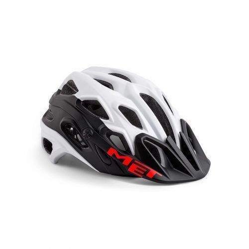 CASCO MET LUPO BLANCO/NEGRO/ROJO MATE 58-61