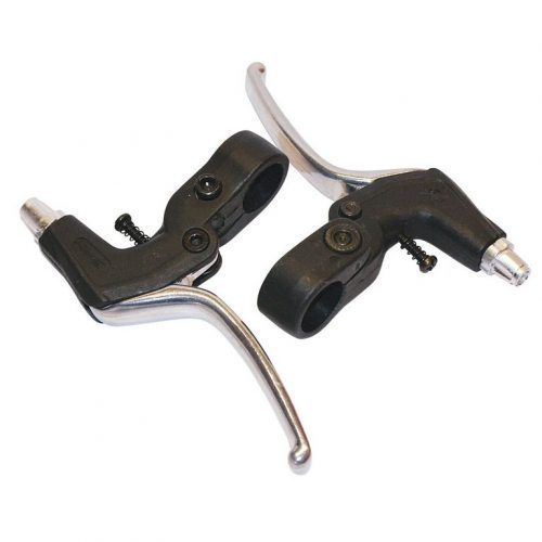 PAR MANETAS FRENO SACCON -V- BRAKE ALUMINIO