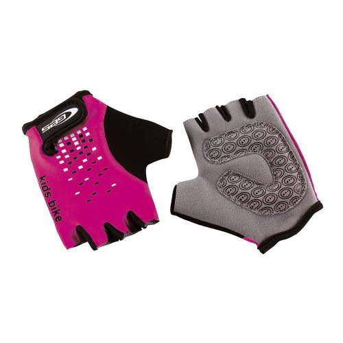 GUANTES GES NIÑO KIDS BIKE ROSA/NEGRO TALLA 5