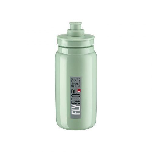 BIDON ELITE FLY VERDE TURQUESA LOGO GRIS 550ml