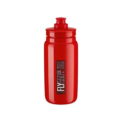 BIDON ELITE FLY ROJO LOGO ROJO BURDEOS 550ml