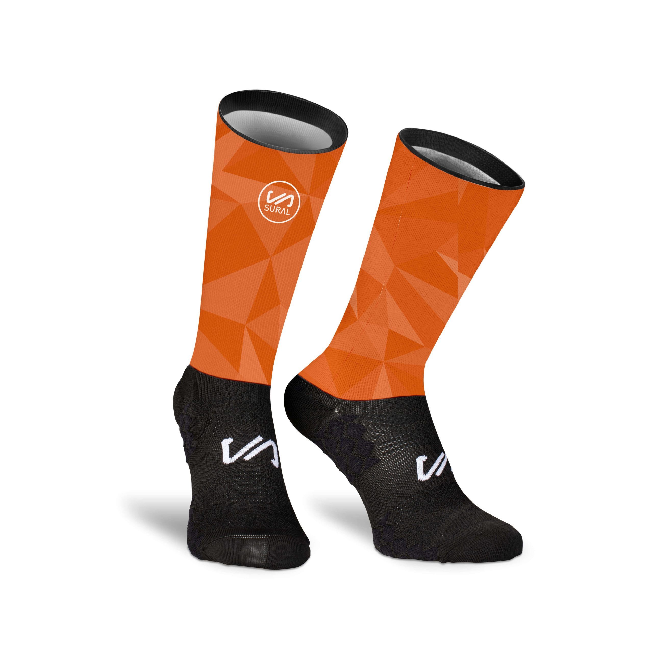 CALCETINES A/MEDIA SUBLIM. TRIANG NARANJA 35-39