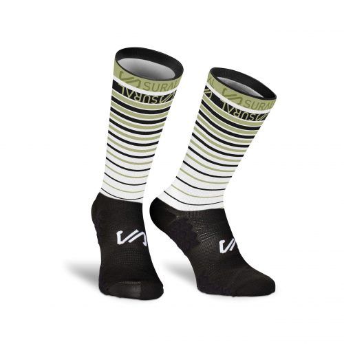 CALCETINES A/MEDIA SUBLIM. LINEAS B/N ORO 35-39