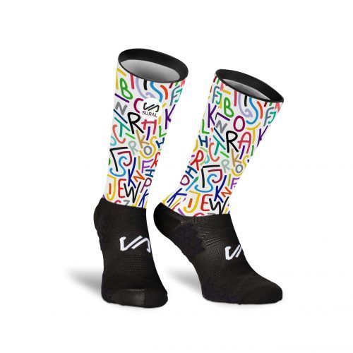 CALCETINES A/MEDIA SUBLIM. LINEAS WORDS 35-39