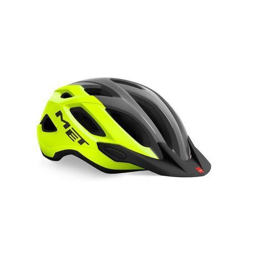 CASCO MET CROSSOVER AMARILLO/GRIS MATE T.M 52-59