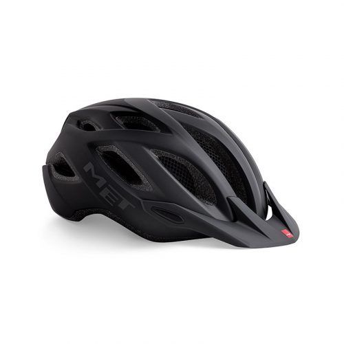 CASCO MET CROSSOVER NEGRO SOMBRA MATE T.M 52-59