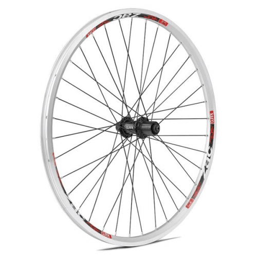 RUEDA ZAC 26" PLATA C/NEG R/N.CASS.8-11V