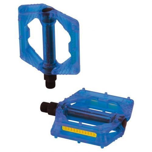 XLC PD-M16 PEDALES PLATAFORMA TRANSP.111x100MM AZ.
