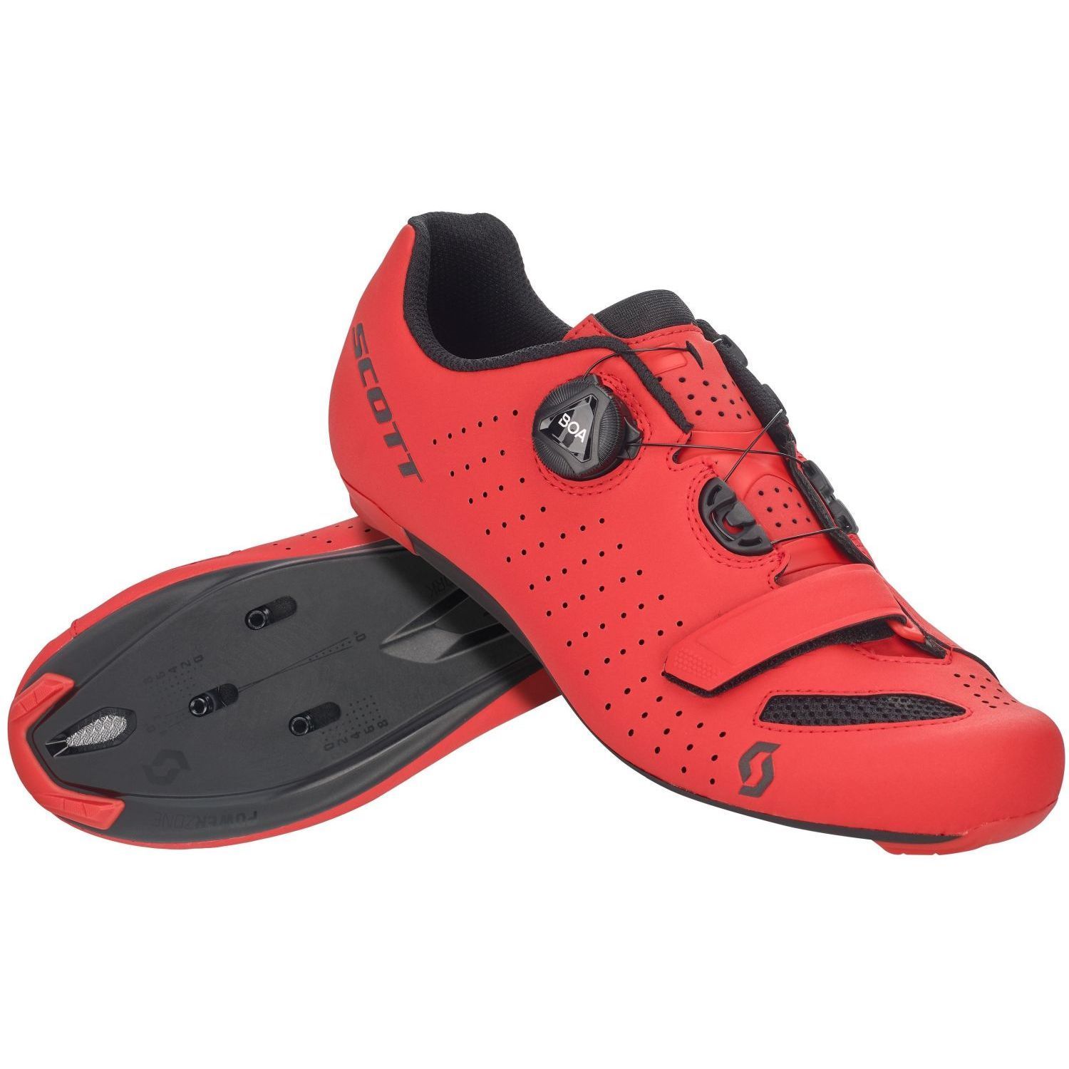 ZAPATILLAS ROAD COMP BOA MATT RED/BLACK 42