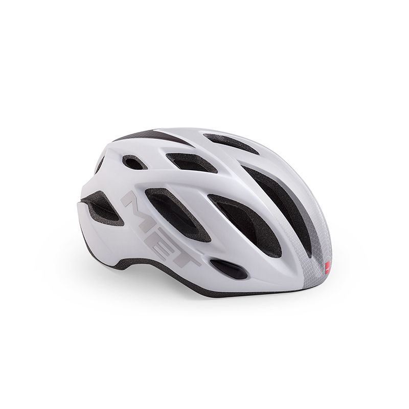 CASCO MET IDOLO BLANCO/GRIS MATE T.M 52-59