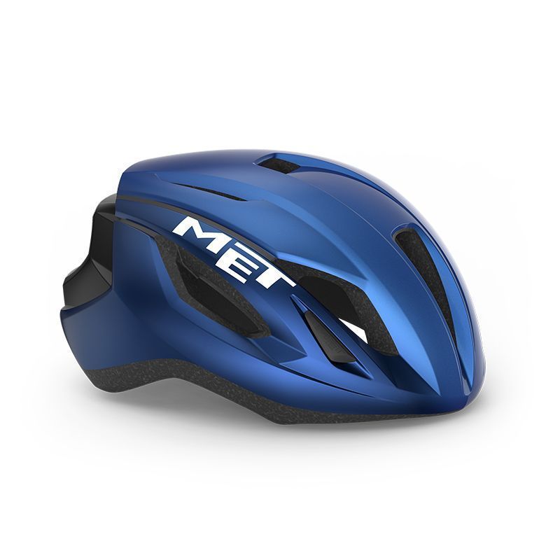 CASCO MET STRALE AZUL METAL BRILLO 56-58