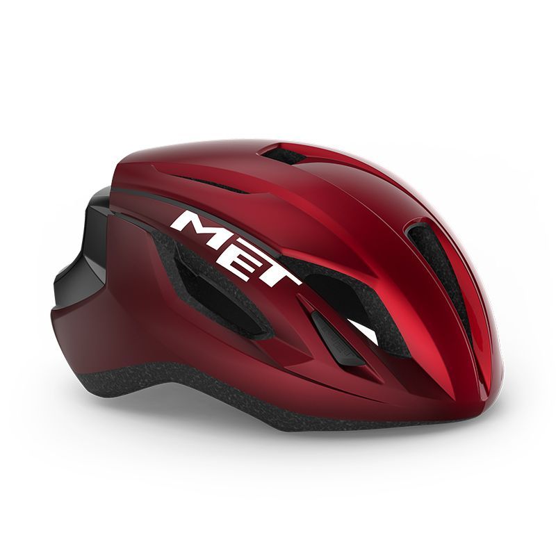 CASCO MET STRALE ROJO METALICO BRILLO 56-58