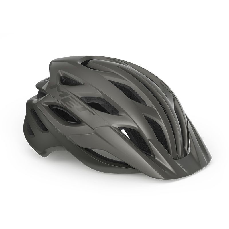 CASCO MET VELENO TITANIO METALICO MATE 56-58