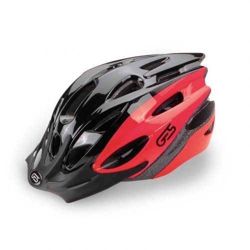CASCO GES ROCKET NEGRO/ROJO 58-62