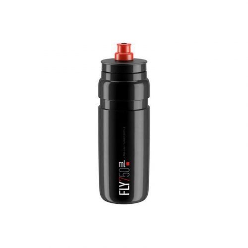 BIDON ELITE FLY MTB NEGRO LOGO GRIS 750 ml