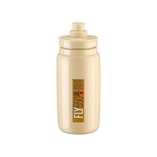 BIDON ELITE FLY BEIGE LOGO MARRON 550ml