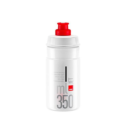 BIDON ELITE JET 350 ml ø 66 mm NEGRO LOGO ROJO