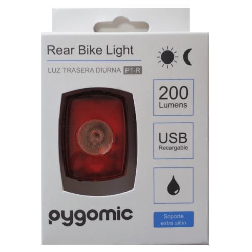 LUZ TRASERA PYGOMIC P1-R 200 LUMENES