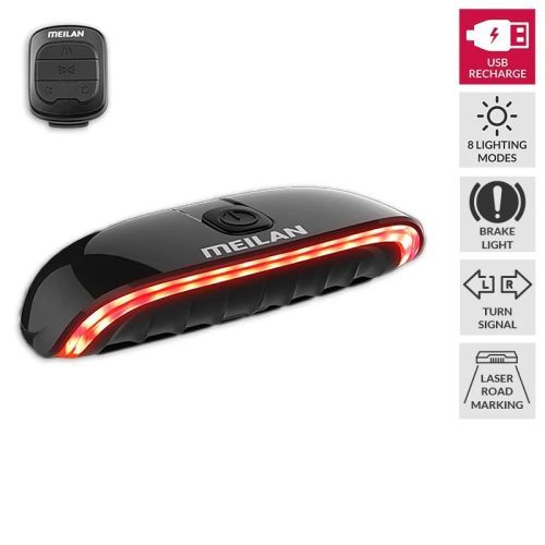 Luz trasera láser con control remoto USB Cute Eye