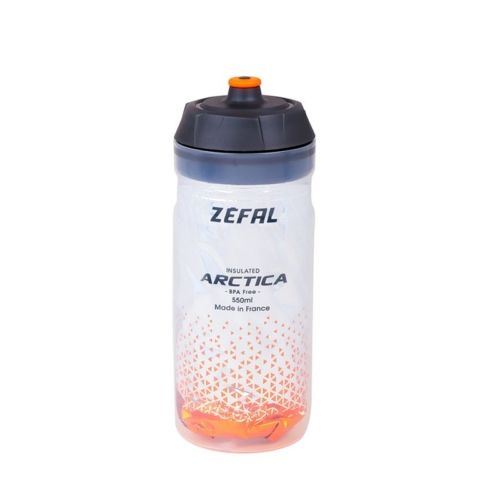 BIDON ZEFAL ARCTICA 55 PLATA/NARANJA 550ml