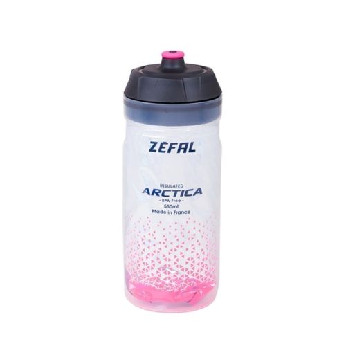 BIDON ZEFAL ARCTICA 55 PLATA/ROSA CLARO 550ml
