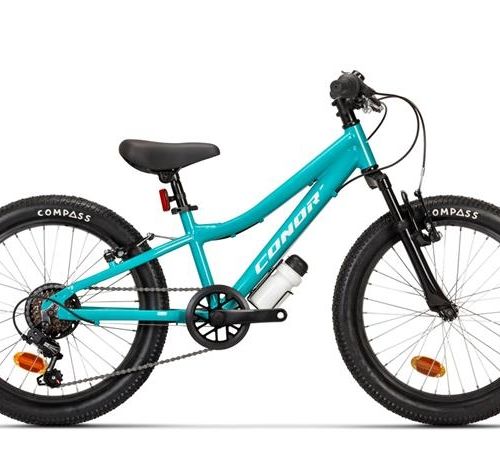 Bicicleta Conor KID 20" suspension azul turquesa