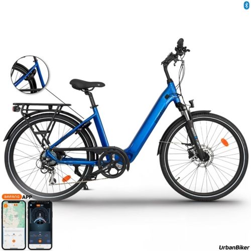 Bicicleta Ebike Urbana 28" Azul UB100B