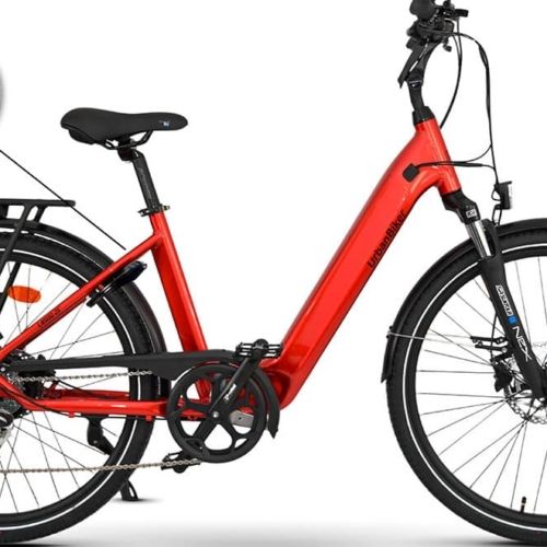 Bicicleta Ebike Urbana 26" Rojo UB100B